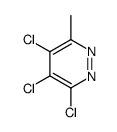 3,4,5-trichloro-6-methylpyridazine structure