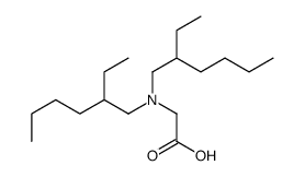 2-[bis(2-ethylhexyl)amino]acetic acid Structure