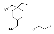 [4-(aminomethyl)-4-ethylcyclohexyl]methanamine,1,2-dichloroethane结构式