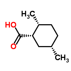 Cyclohexanecarboxylic acid, 2,5-dimethyl-, (1S,2R,5S)- (9CI)结构式