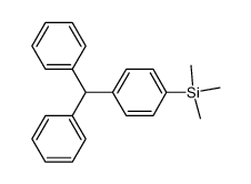 [4-(trimethylsilyl)phenyl]diphenylmethane Structure