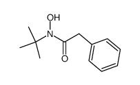 N-phenylacetyl-N-tert-butylhydroxylamine结构式