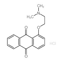 1-(2-dimethylaminoethoxy)anthracene-9,10-dione结构式