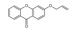 3-Allyloxy-9H-xanthen-9-one结构式