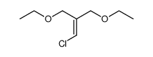 3-ethoxy-2-ethoxymethyl-1-chloro-propene Structure