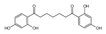 1,7-Bis(2,4-dihydroxyphenyl)-heptan-1,7-dion Structure