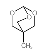 4-Methyl-2,6,7-trioxabicyclo(2.2.2)octane Structure