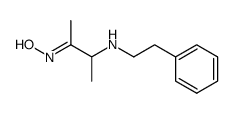 3-[(2-phenylethyl)amino]butan-2-one oxime结构式