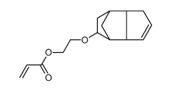 2-propenoic acid,2-[(3a,4,5,6,7,7a-hexahydro-4,7-methano-1h-inden-5-yl)oxy]ethyl ester Structure