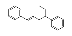 1,4-diphenyl-hex-1-ene Structure