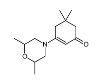 3-(2,6-dimethylmorpholin-4-yl)-5,5-dimethylcyclohex-2-en-1-one结构式