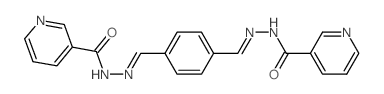 3-Pyridinecarboxylicacid, (1,4-phenylenedimethylidyne)dihydrazide (9CI) picture