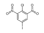 2-chloro-5-iodo-1,3-dinitro-benzene结构式