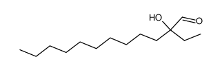 2-ethyl-2-hydroxydodecanal结构式