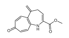 5-Methylen-8-oxo-1,4,5,8-tetrahydro-1-azaheptalen-2-carbonsaeure-methylester Structure