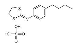 N-(4-butylphenyl)-1,3-dithiolan-2-imine,sulfuric acid结构式