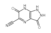 1H-Pyrazolo[3,4-b]pyrazine-5-carbonitrile,2,3,6,7-tetrahydro-3,6-dioxo-(9CI)结构式