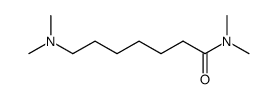 ω-Dimethylamino-oenanthsaeure-dimethylamid Structure