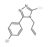 4-烯丙基-5-(4-溴苯基)-4H-1,2,4-噻唑-3-硫醇图片