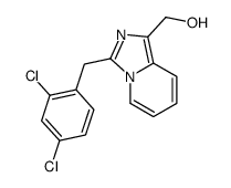 [3-[(2,4-dichlorophenyl)methyl]imidazo[1,5-a]pyridin-1-yl]methanol结构式