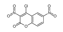 4-chloro-3,6-dinitrochromen-2-one structure