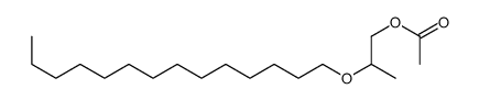 1-Propanol, 2-(tetradecyloxy)-, acetate结构式