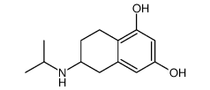 6-(propan-2-ylamino)-5,6,7,8-tetrahydronaphthalene-1,3-diol Structure