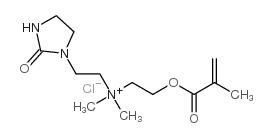 [2-(methacryloyloxy)ethyl]dimethyl[(2-oxoimidazolidin-1-yl)ethyl]ammonium chloride结构式