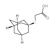 (1-金刚烷硫代)乙酸结构式