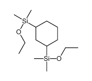 ethoxy-[3-[ethoxy(dimethyl)silyl]cyclohexyl]-dimethylsilane Structure