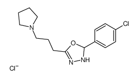 2-(4-chlorophenyl)-5-(3-pyrrolidin-1-ylpropyl)-2,3-dihydro-1,3,4-oxadi azole chloride picture