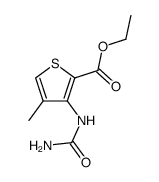 ethyl 4-methyl-3-ureidothiophene-2-carboxylate Structure