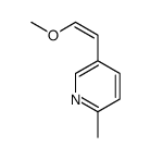 2-Picoline,5-(2-methoxyvinyl)-(6CI) structure