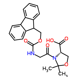 Fmoc-Gly-Ser(psi(Me,Me)pro)-OH Structure