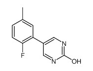 5-(2-fluoro-5-methylphenyl)-1H-pyrimidin-2-one Structure