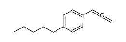 1-pentyl-4-(propa-1,2-dien-1-yl)benzene Structure