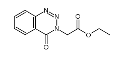 3-carbethoxymethyl-1,2,3-benzotriazin-4(3H)-one Structure