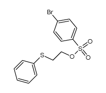 2-(phenylthio)ethyl brosylate结构式