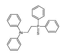 2-diphenylarsanylethyl-diphenyl-sulfanylidene-λ5-phosphane Structure