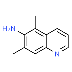 6-Quinolinamine,5,7-dimethyl-(9CI) structure