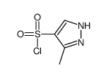 5-methyl-1H-pyrazole-4-sulfonyl chloride structure