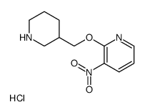 3-硝基-2-(3-哌啶基甲氧基)吡啶盐酸盐图片