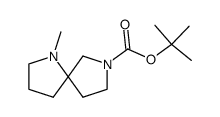 1,1-dimethylethyl 1-methyl-1,7-diazaspiro[4.4]nonane-7-carboxylate Structure