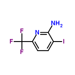 3-Iodo-6-(trifluoromethyl)-2-pyridinamine Structure