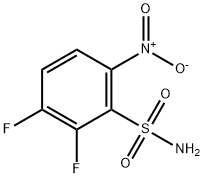 2,3-二氟-6-硝基苯磺酰胺结构式