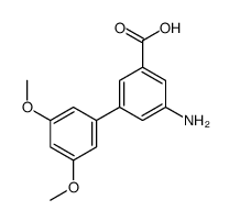 3-amino-5-(3,5-dimethoxyphenyl)benzoic acid Structure