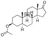 3-羟基-雄甾-5-烯-17-星空app-3-醋酸酯结构式