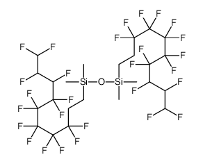 1,3-BIS(HEPTADECAFLUORO-1,1,2,2-TETRAHYDRODECYL)TETRAMETHYLDISILOXANE结构式