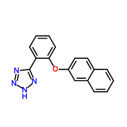 5-[2-(2-萘氧基)苯基]-2H-四唑结构式