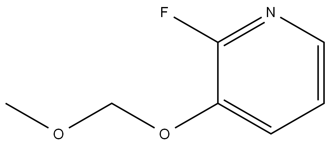 2-氟-3-(甲氧基甲氧基)吡啶结构式